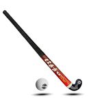 Liffo® Hockey Stick Witjh Baseball bat Heavy Duty (Red1)