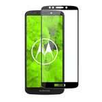 Moto G6 Play 5.7"/ Moto E5 Screen Protector, Tempered Glass Film [Full-Coverage][Case Friendly] Screen Protector for Motorola Moto G6 Play 5.7"/ Moto E5