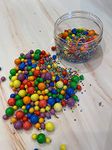 Metallic/Shimmer Balls Edible Cupcake Cake Topper Sprinkles (35g Pouch) (Rainbow)