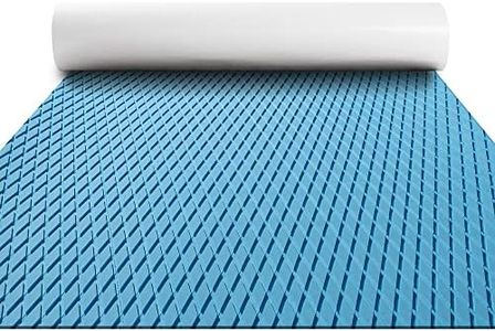 FOCEAN Boat Flooring EVA Foam Boat Decking Camo Marine Flooring Self-Adhesive Marine Mat for Motorboat RV Yacht Kayak, 94.5''x 47.2'', Blue