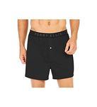 Perry Ellis Men's Luxe Solid Boxer Shorts, Black, Large