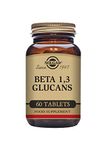 Solgar Beta 1,3 Glucans Tablets - Pack of 60 - Supports Daily Wellbeing - For Cholesterol and Cardiovascular Health - Vegan and Gluten Free, Gold