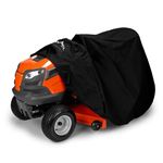 Himal Outdoors Lawn Mower Cover -Tractor Cover Fits Decks up to 54" Storage Cover Heavy Duty 420D Polyester Oxford, UV Protection Universal Fit with Drawstring & Cover Storage Bag