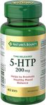 Nature's Bounty 5-HTP Supplement 200mg, Helps Promote Balanced Mood, Time Release, 45 tablets