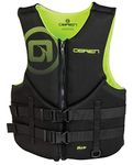 O'Brien Men's Traditional Neoprene Life Jacket, Yellow, X-Large