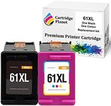 Cartridge Planet 1 Black and 1 Colour Compatible Ink for HP 61XL CH563WA CH564WA for HP Deskjet 1000 1010 1050 1500 1510 2000 2050 2510 2540 3000 3050 HP Envy 4500 4504 5530 HP Officejet 2620 4630