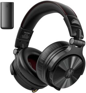 OneOdio Studio Max 2 Wireless DJ Headphones, 9ms Low Latency Hi-Res Audio Over Ear Studio Headphones with LDAC, 120H Playtime, Bluetooth Headphones Support 3.5MM 6.35MM for Guitar Keyboard