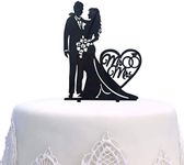 Mr and Mrs Cake Topper Acrylic Love