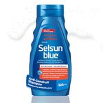 Selsun Blue Botanical Anti-Dandruff Shampoo, 3% Salicylic Acid, 8 Moisturizers, Vitamins B3 & E to Promote Healthy Looking Hair Daily, Helps Relieve Itching & Flaking, Light Citrus Fragrance, 325mL