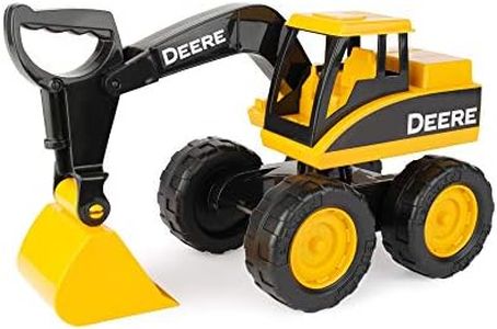 John Deere Sandbox Big Scoop Excavator Toy with Tilting Dump Bed - Construction Toys - 15 Inch