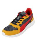 Puma Unisex-Child cooby Jr Mineral Yellow-Quiet Shade-Spellbound-High Risk Red Sneaker- 6 UK (39047001)