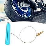 Puller Valve Tool, Tire Valve Stem Puller, Tire Plug Core Remover, Motorcycle Air Valve Puller Tube Tire Stem Tool, Portable Blue 80x10mm/3.1x0.4in Bicycles Components