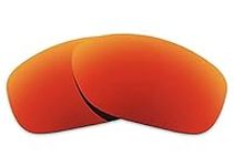 PERFFITT Polarized Lenses Lens Shades Replacement For/Fit Pit Bull Sunglasses Eye Glasses Frames, Fire Red, Pit Bull