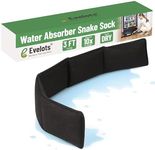 Evelots Moisture Snake - Absorbs Water/Leak/Spills-3 Feet-Reusable