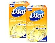 Dial Antibacterial Soap Bar, Gold, 
