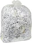 50 x Clear 90L Heavy-Duty (40 Micron / 160 Gauge) 100% Recycled Alina Coloured Refuse Sack/Polythene Dustbin Liner/Plastic Bin Bag / 90 Litre Garbage Bag