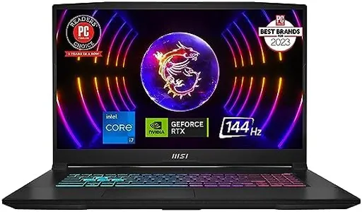 MSI Katana 17 Gaming Laptop: 13th Gen Intel Core i7, GeForce RTX 4060, 17.3" 144Hz FHD Display, 32GB DDR5, 1TB NVMe SSD, USB-Type C, Cooler Boost 5, Win11 Home: Black B13VFK-835US