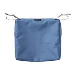 Classic Accessories Ravenna Water-Resistant Patio Seat Cushion Cover, 17 x 15 x 2 Inch, Empire Blue