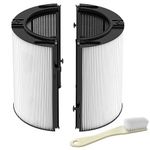 360° Combi 2 in 1 HEPA and Carbon Filter Compatible with Dyson TP04 HP04 TP07 TP06 HP06 PH02 PH01 PH03 PH04 HP09 TP09 HP07 HP10 TP10 Air Purifi-er, H13 Grade True HEPA Carbon Replacement Filter