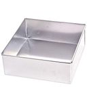 Ravi Bakeware Aluminium Square Cake Mould Cake Pan Cake Tin Tray 8 Inches for Baking 1 kg - 1000 Grams for Oven