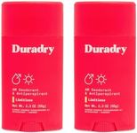 Duradry AM Deodorant & Antiperspirant - Prescription Strength Deodorant for Hyperhidrosis, Antiperspirant for Women & Men, Armpit Sweat Protection, Silicone-free - Limitless, 2.3 Oz (Pack of 2)