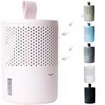 ABSODRY DUO Family Moisture Absorber 1.3lb Bag — Dehumidifier for Bedroom, Electricity & Battery Free Dehumidifiers for Home, Air Cleaner Odor Eliminator for Home Up to 90 Days, 165 ft² Pink 1 Pk