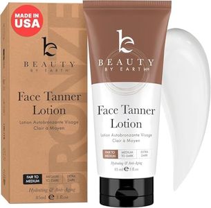 Face Self Tanner Tanning Lotion - Fair to Medium Self Tanning Lotion Fake Tan, Tanning Lotion Self Tanner Face Tanner, Sunless Tanner for Face, Buildable Natural Glow, Self Tan Sunless Tanning Lotion