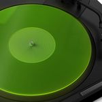 Turntable Mat Record Platter Slipmat: Acrylic Record Player Platter Vinyl Slipmat for Turntables Antistatic Tighter & Defined Bass, Green