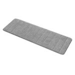 Navaris Memory Foam Bath Mat - Extra Soft Toilet Rug For Absorbing Water In Bathroom - Large Absorbent Machine Washable Shower Mat - 120 x 40 cm