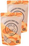 Winnie Lou Pumpkin Apple Canine Cookies - Organic Healthy Dog Treats Made in The USA with Pumpkin, Applesauce, and Ceylon Cinnamon - Human Grade Dog Biscuits Sourced from Local Colorado Farms, 2 Pack