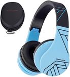 Bluetooth Headphones for kids, PowerLocus Wireless Foldable Headphones Over Ear, Headphone with Microphone, 85DB Volume Limit, Wireless &Wired Headset with Micro SD/TF for Smartphone/Online Class/iPad