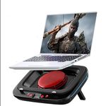 15.6-18 inch Gaming Laptop Cooling pad for Dell Alienware m18 m17 m16 m15 x17 Laptop, Laptop Cooler with Powerful Turbo Cooling Fan, 6 RGB Lights, Height Adjustable, Can Fast Cooling