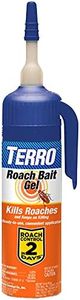 TERRO T502 Ready-to-Use Indoor Roach Bait Roach Gel Killer - Kills German, American, and Oriental Roaches – 3 oz