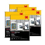 Kodak 180 GSM A4 Glossy Photo Paper – Water Resistant, Pack of 5 x 20 sheets, Compatible with all Inkjet Printers