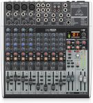 Behringer XENYX X1622USB Premium 16-Input 2/2-Bus Mixer with XENYX Mic Preamps and Compressors, British EQ, 24-Bit Multi-FX Processor and USB/Audio Interface, Compatible with PC and Mac