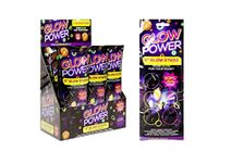 Glow Power Glow Sticks x 30 Pack 8 Inch 20cm with Connectors 5 Colours