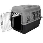 Petmate Pet Porter 2 Kennel, For Pets 30 to 50 Pounds, Dark Gray by Aspenpet Pet Porter