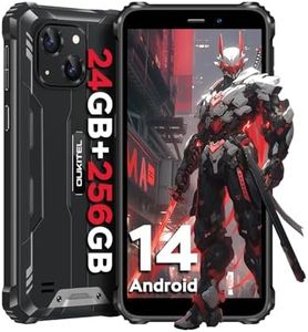 OUKITEL WP32PRO Rugged Smartphone Android 14, 24GB+256GB/1TB Espandibile, Telefono Indistruttibile Cellulare Robusto, Octa-core, 6300mAh, 6.0" HD+ 20MP+5MP, NFC/Face ID/OTG/GPS/Dual SIM 4G/2.4&5G WIFI