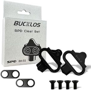 BUCKLOS Replacement Cleats BH-51 / BH-56 Compatible with Shimano MTB SPD Pedals for Spinning Indoor Cycling and MTB Mountain Bicycle Shoes