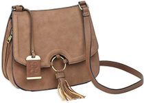 Bulldog Cases BDP-034 Cross Body Purse Holster, Fits Most Small Autos, Leather, Camel Brown