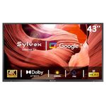 SYLVOX Outdoor TV, 43 inch 2000 Nit High Brightness Smart TVs, 4K Sunlight Readable Display, IP56 Waterproof, Smart TV for Outdoor Households or Commercial Places (Pool Pro 3.0)