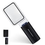 Eschenbach OPTIK 15113 Hand Magnifier with LED Lighting MobiluxLED 75 x 50 mm 3.5 x Magnification 75 x 50 mm