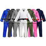 Fuji Original BJJ Gi Brazilian Jiu Jitsu Uniform (Black, A3)