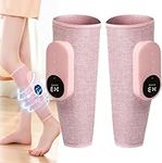 Zurafit Massager, 2024 New Zurafit Heated Leg Massager,Zurafit Leg Massager for Circulation,Leg Compression Massager for Circulation,Cordless Leg Compression Massager for Pain Relief (2*Pink)