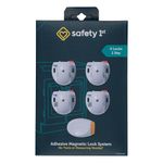 Safety 1st Adhesive Magnetic Lock System with 4 Locks and 1 Key