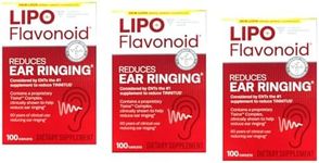 Lipo-Flavonoid Plus Dietary Supplement, For Ear Health 100 ea Pack of 3