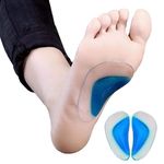 Arch Support Insoles Fits for Flat Feet Gel & Plantar Fasciitis Orthotic Arch Pads For Specially Children, Women and Men, Free Pain Gel High Cushion Insert, One Size Fits All (1 Pair) (Arch Pads)