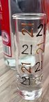 Dreamair 21st Birthday Shot Glass (brush)