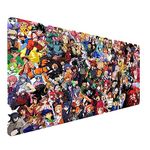 KINPLE Extended Large Gaming Mouse Pad, Full Desk Keyboard Mouse Pad, XXL Bigmouse Pad with Anime, Waterproof and Anti-Skid for Office Desk Decor (31.5×11.8×0.1 inch)