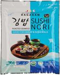 DAGAGAM Organic Sushi Nori, Twice Roasted Seaweed, 50 Sheet, Product of Korea, USDA, Vegan, Non-GMO, Gluten free, Dietary Fiber